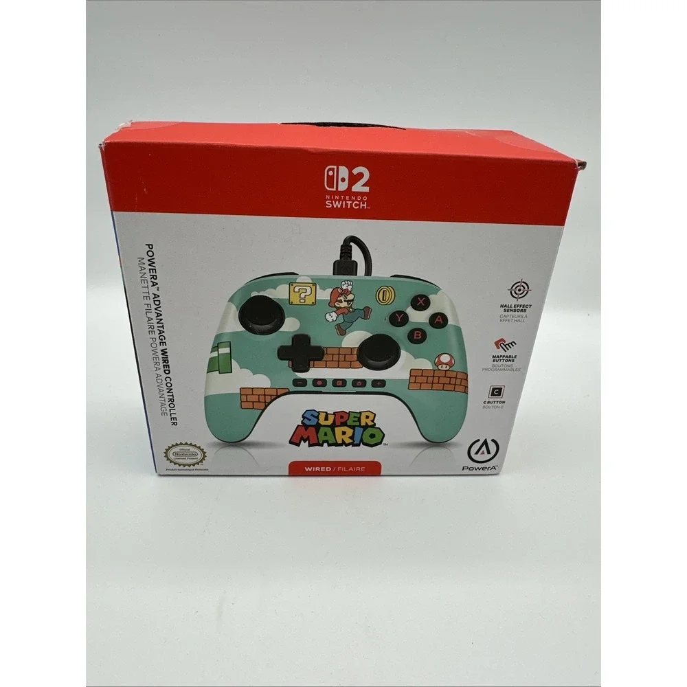 Advantage Wired Controller for Nintendo Switch 2 - Mario Time:‎ USB, 10ft Cable